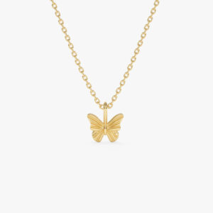 Mini Butterfly Charm Necklace
